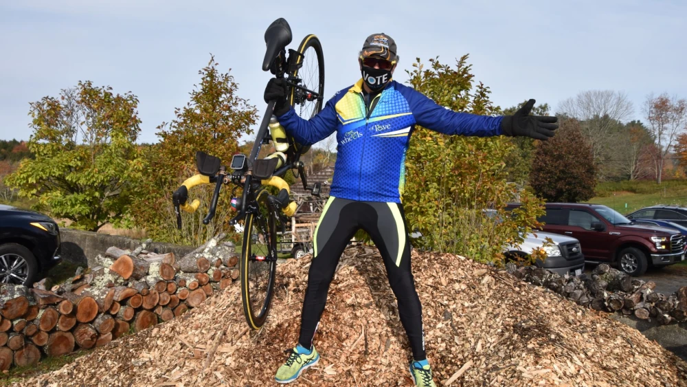 American participants have committed to riding hundreds of miles to raise funds to help sick children in Israel, October 2020. Credit: Friends of ALYN Hospital.