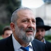 Israeli Interior Minister Aryeh Deri delivers a statement to the media a day before the Israeli election, in Jerusalem on March 1, 2020. Photo by Olivier Fitoussi/Flash90.