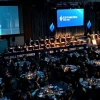David L. Moore, UJA’s chairman of the board, addresses 2,000 attendees at its Wall Street dinner on Dec. 11, 2019. Source: Facebook.