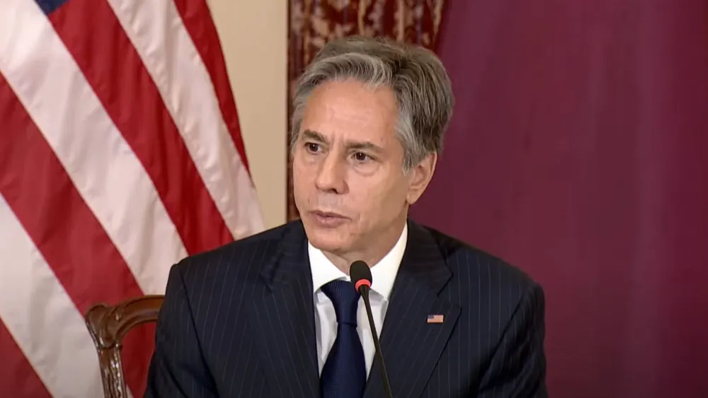 U.S. Secretary of State Antony Blinken. Source: YouTube Screenshot.