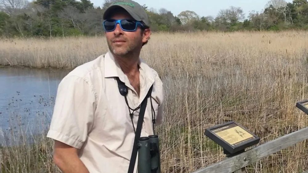 Jonathan Meyrav, director of tourism and international events for SPNI BirdLife. Photo by Amir Balaban.