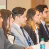 A panel discussion featuring college students during the CAMERA media watchdog's Dec. 4, 2017 national conference at Harvard University. Credit: Courtesy.