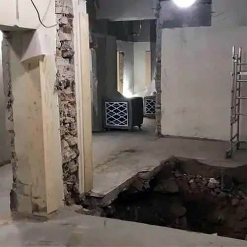 The Chabad center in Helsinki, Finland, was undergoing renovations when an excavation shovel struck what are believed to be wooden beams of a Russian fortress, according to state archaeologists. Credit: Chabad.org/News.