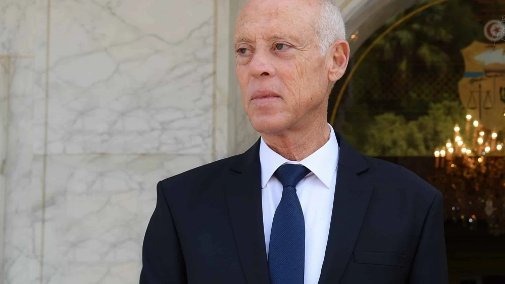 Tunisian President Kais Saied. Credit: Houcemmzoughi via Wikimedia Commons.