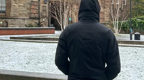 Ariel, a Dutch-Jewish former member of the Volt Party, is seen in the Netherlands in November 2024. Credit: Courtesy of Ariel.