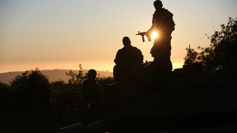 Israeli soldiers on the border between Israel and Lebanon, May 19, 2021. Photo by David Cohen/Flash90.