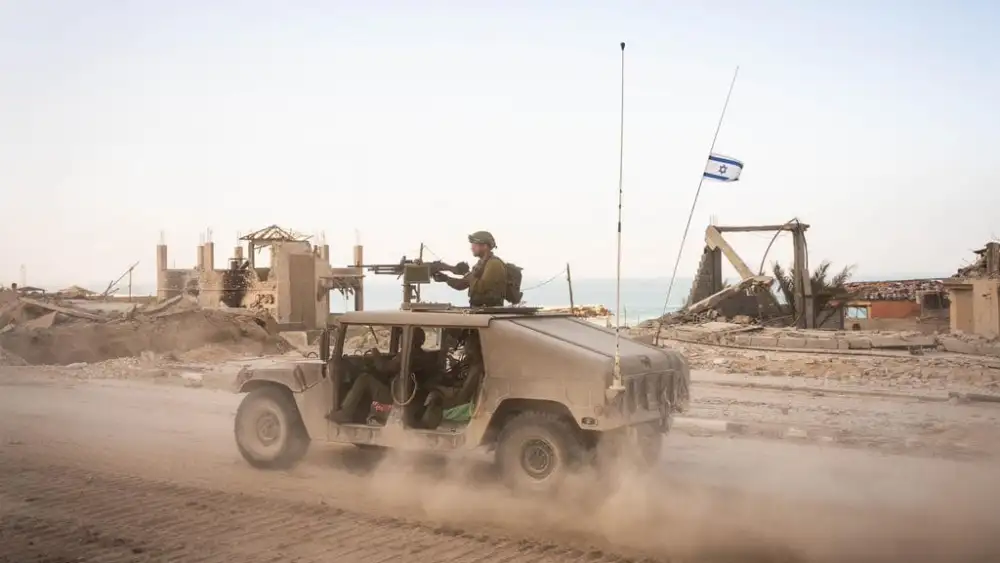 Israeli troops operating in the Hamas-ruled Gaza Strip, Nov. 28, 2023. Credit: IDF.