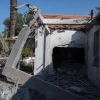 The scene where a house was hit by a rocket fired from the Gaza Strip in the southern Israeli city of Ashkelon on Nov. 13, 2018. Photo by Hadas Parush/Flash90.