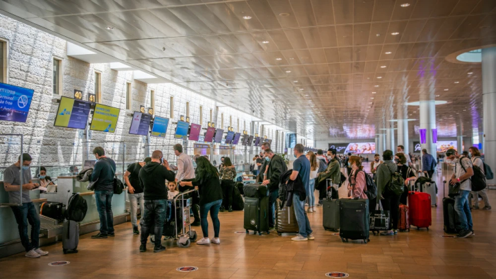 Ben-Gurion International Airport, April 18, 2021. Photo by Yossi Aloni/Flash90.