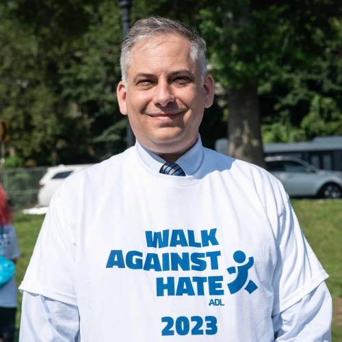 Acting Consul General of Israel attends the Anti-Defamation League's annual “Walk Against Hate” in Van Cortland Park in New York on Aug. 20, 2023. Credit: Lev Radin/Shutterstock.