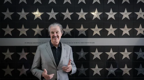 Mike Evans, manager of the Friends of Zion Museum in Jerusalem, on May 16, 2017. Photo by Nati Shohat/Flash90.