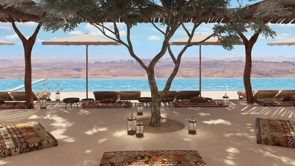 A artist’s rendering of the Six Senses Shaharut hotel in Israel’s Negev Desert. Source: Six Sense Shahrut.