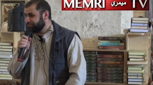 Palestinian Sheikh Abu Hanifa Awda gives a speech at the Al-Aqsa mosque in Jerusalem's Old City. The video of the speech was uploaded to the internet on June 2, 2019. (MEMRI)