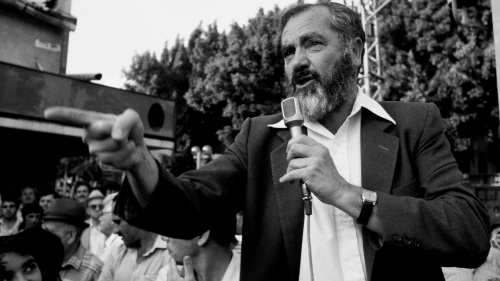 Rabbi Meir Kahana. 1985. Photo by Moshe Shai/Flash90.