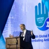Israel’s Minister of Diaspora Affairs Naftali Bennett speaks during the “Sixth Global Forum for Combating Antisemitism” conference at the Jerusalem Convention Center on March 19, 2018. Photo by Yonatan Sindel/Flash90.
