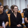 Lara Alqasem, a 22-year-old American graduate student, arrives to the courtroom at the Israel Supreme Court in Jerusalem on Oct. 17, 2018. Credit: Miriam Alster/Flash90.