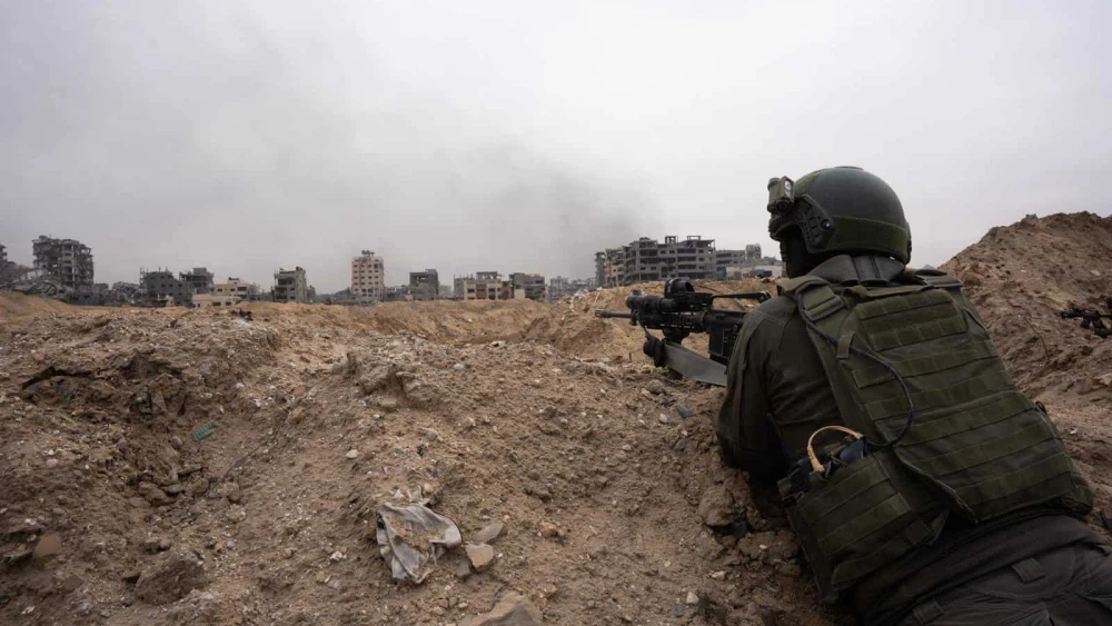 Israeli troops operating in the Hamas-ruled Gaza Strip, Dec. 25, 2023. Credit: IDF.
