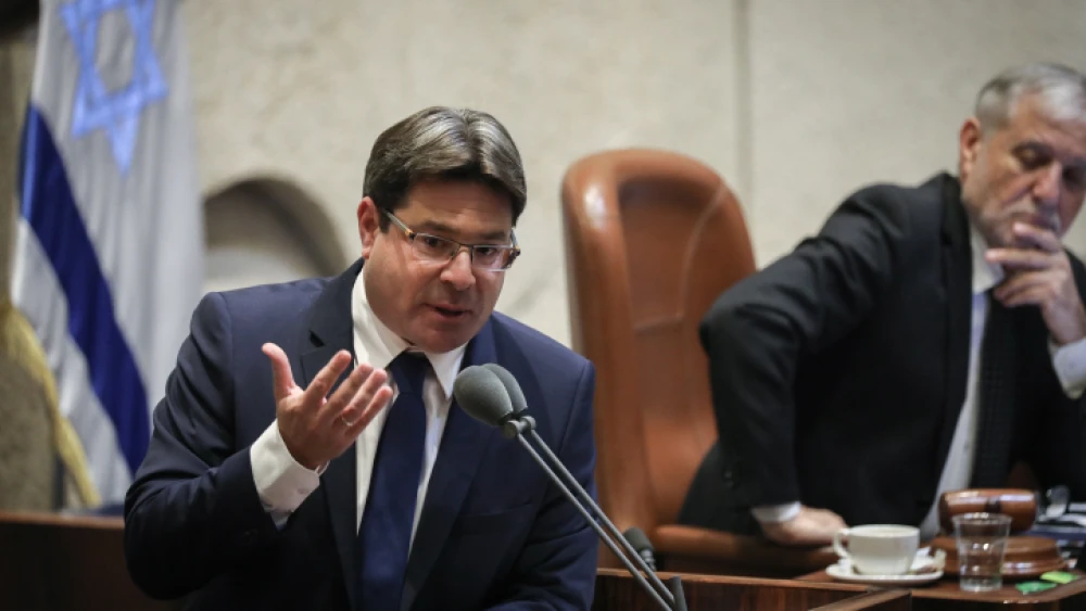 Likud Knesset Member Ofir Akunis speaks at the Knesset on May 20, 2019. Photo by Noam Revkin Fenton/Flash90.