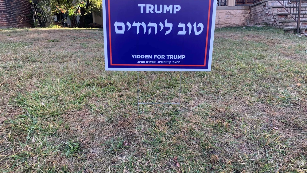 Trump lawn signs
