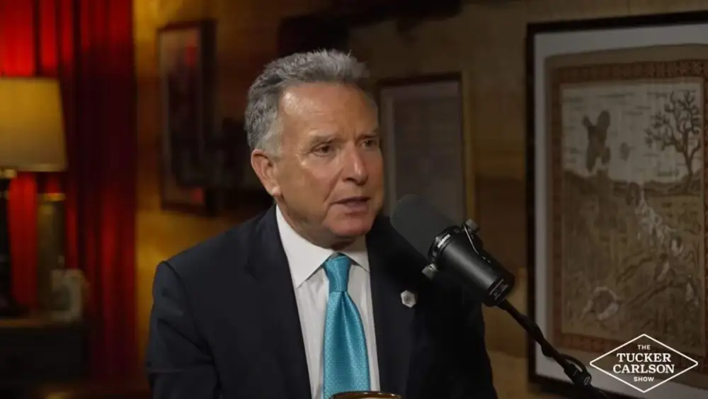 U.S. Special Envoy to the Middle East Steve Witkoff appears on :The Tucker Carlson Show," March 21, 2025. Credit: Tucker Carlson/YouTube.