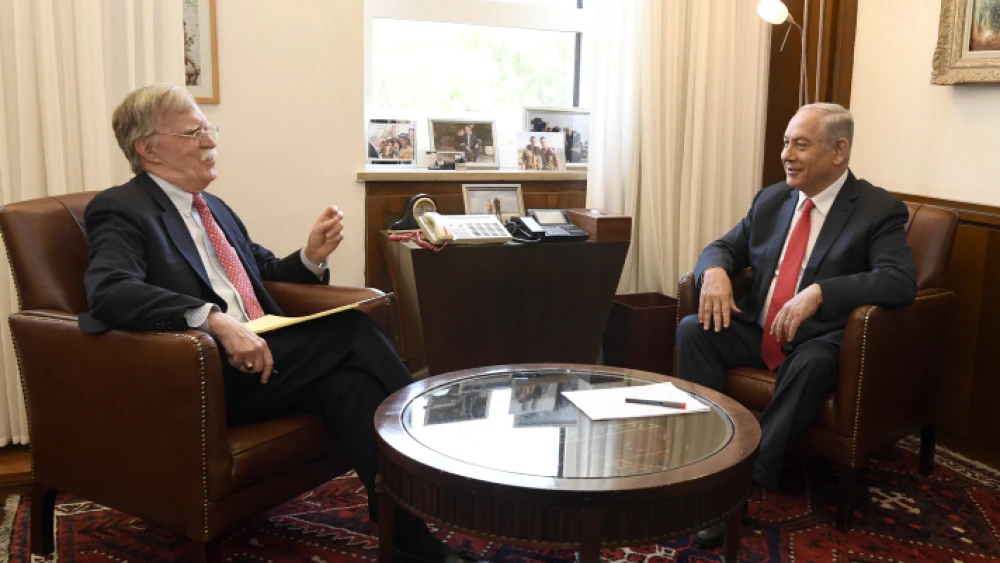 U.S. National Security Advisor John Bolton meets with Israeli Prime Minister Benjamin Netanyahu at the Prime Minister's Office in Jerusalem, June 23, 2019. Photo by Matty Stern/U.S. Embassy Jerusalem.