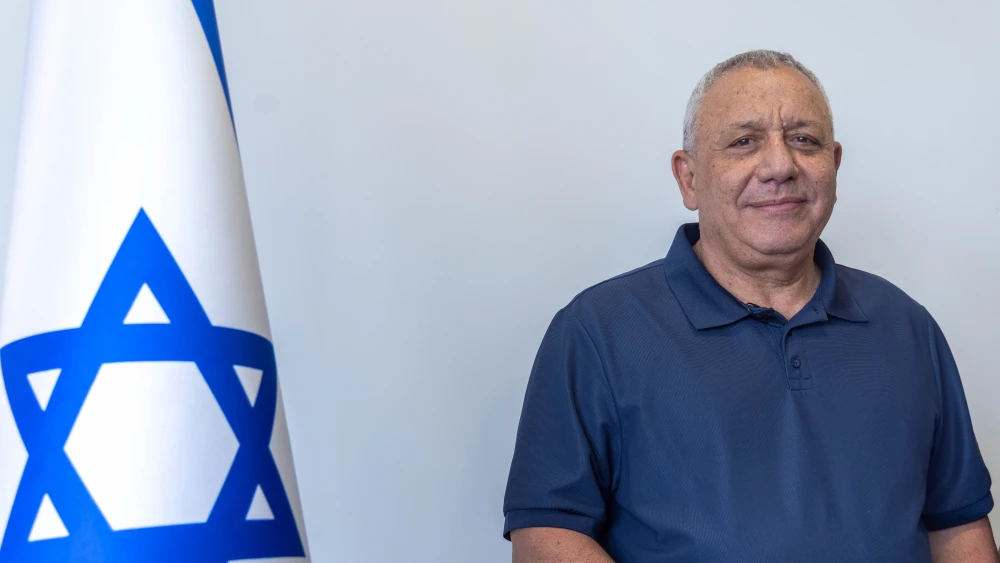 Portrait of Yashar party head Gadi Eisenkot, Aug. 12, 2026. Photo by Yossi Aloni/FLASH90
