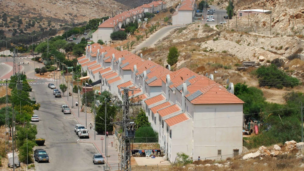 A general view of the Samaria town of Avnei Hefetz, July 31, 2009. Photo by Gili Yaari/Flash90.