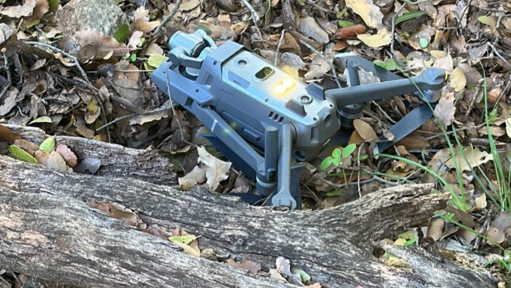 The IDF downed this drone crossing from Lebanon into Israeli airspace, Dec. 20, 2022. Credit: IDF.