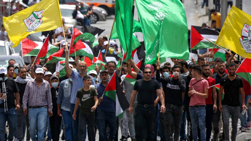 Clashes between the Israeli army and Palestinians in the West Bank city of Bethlehem on May 21, 2021. Photo by Wissam Hashlamoun/Flash90.