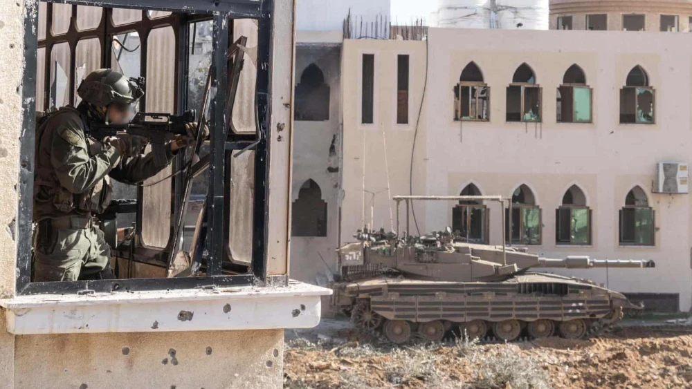 IDF soldiers during Gaza ground operations on Jan. 14, 2024. Credit: IDF.