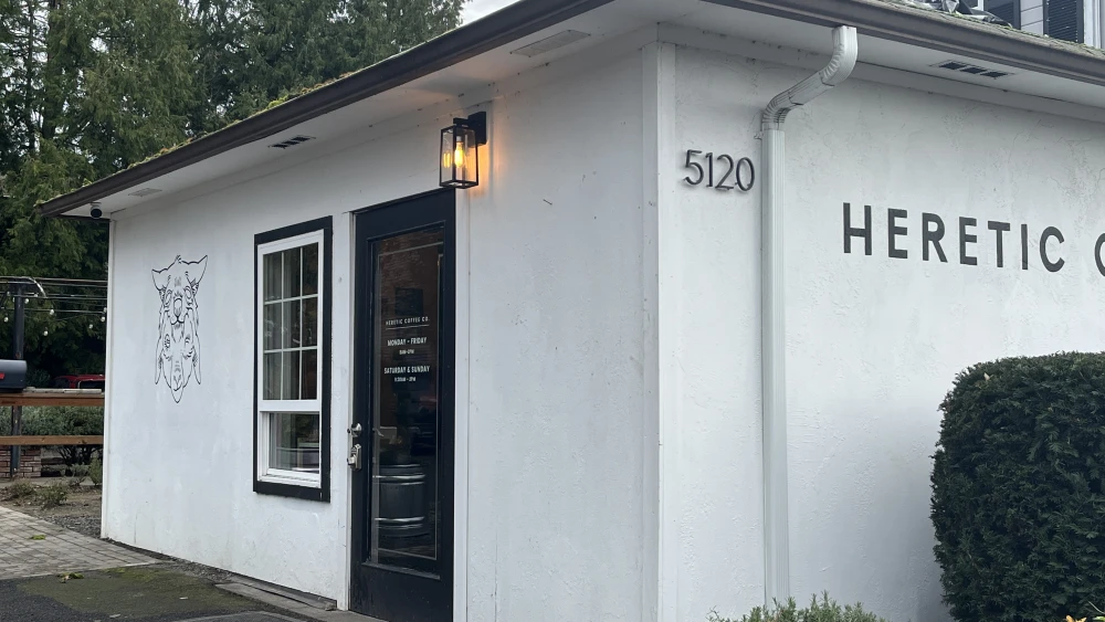 Heretic Coffee Co.. Portland, Ore. Jan. 11, 2026. Credit: Another Believer via Wikimedia Commons.