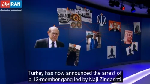 “Iran International,” based in London and Saudi-funded, announcing Turkey’s arrest of members of a narco-terrorist gang on Dec. 14, 2020. Source: Screenshot.