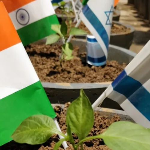 Relations between India and Israel have flourished for 30 years. Credit: Israeli Embassy in India.