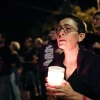 People protest where five family members were shot to death in the Bedouin town of Basmat Tab’un, east of Haifa, Sept. 27, 2023. Photo by Shir Torem/Flash90.