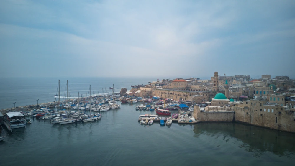 A view of the Old City of Acre in Northern Israel, on March 23, 2019. Photo by Menachem Lederman/Flash90.