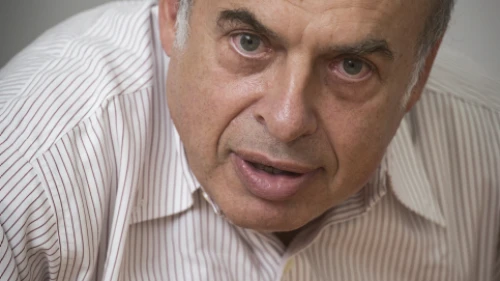 Natan Sharansky, chairman of the Jewish Agency, at his Jerusalem office on Sept. 22, 2014. Credit: Flash90.