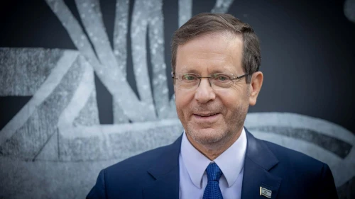 Israeli President Isaac Herzog in Jerusalem, Nov. 12, 2023. Photo by Yonatan Sindel/Flash90.