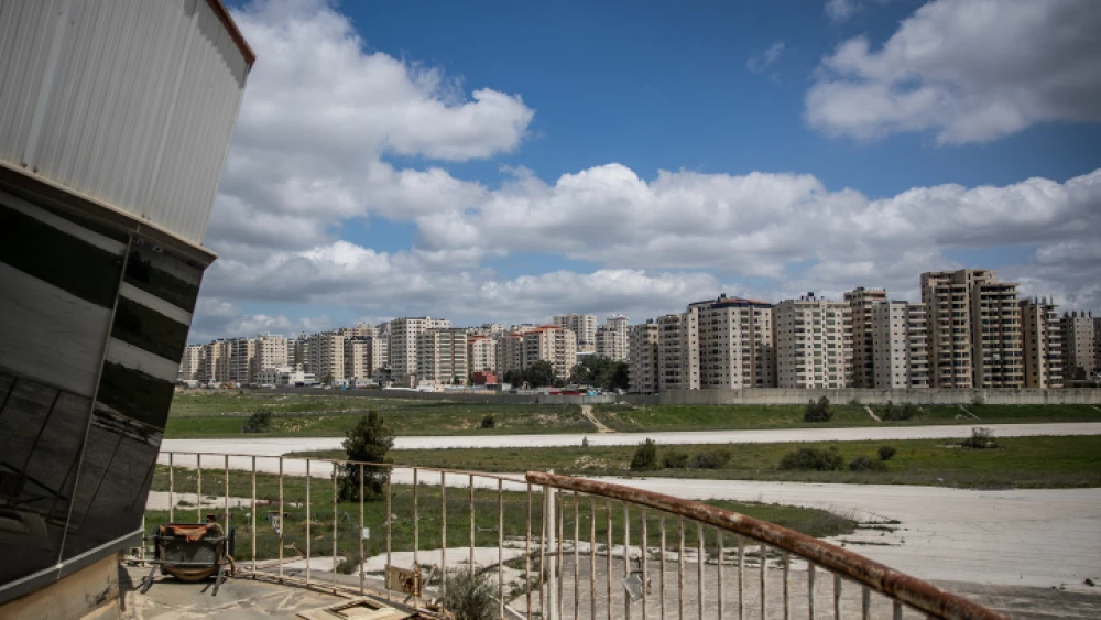 The abandoned Atarot Airport north of Jerusalem, April 8, 2020. Photo by Yonatan Sindel/Flash90.