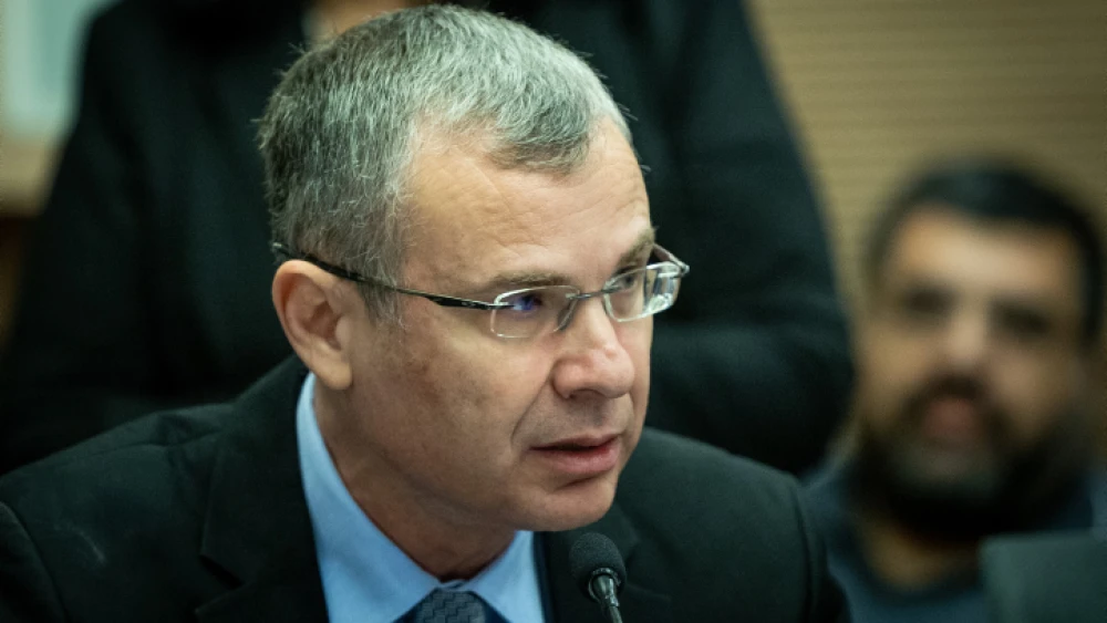 Justice Minister Yariv Levin speaks during a committee meeting at the Knesset in Jerusalem, Jan. 11, 2023. Photo by Yonatan Sindel/Flash90.