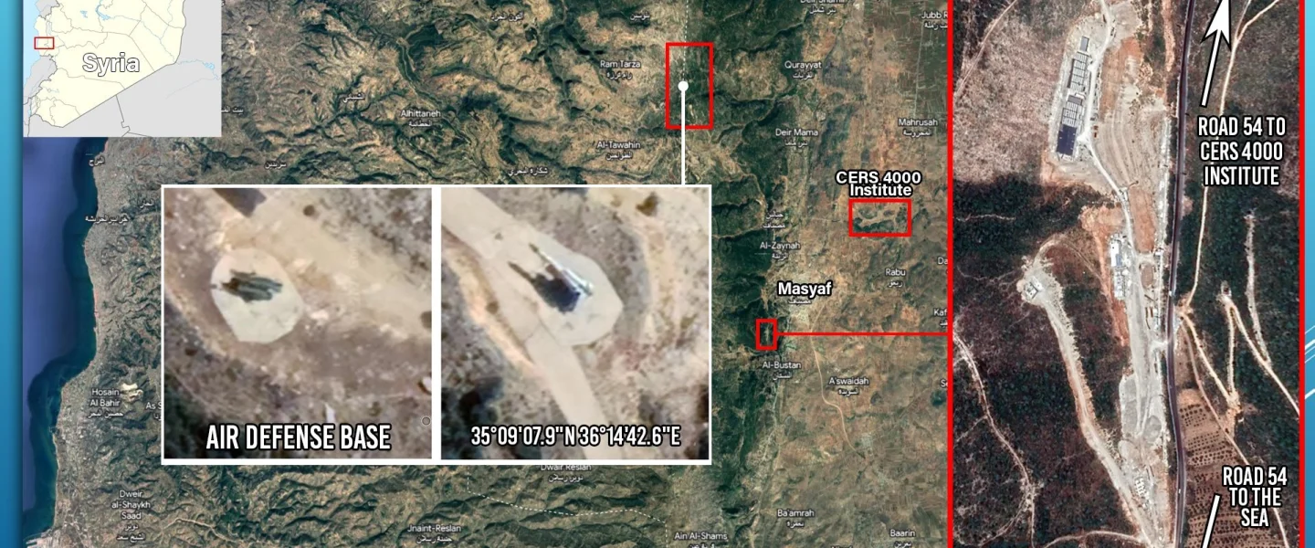 A daytime airstrike in Syria on March 12, 2023 that has been attributed to Israel may have been linked to Hezbollah's precision-missile program. Credit: Alma Center.