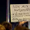 Thousands joined rallies in Paris and across France to oppose a rising wave of antisemitism in the country, Feb. 19, 2019. Source: Screenshot.