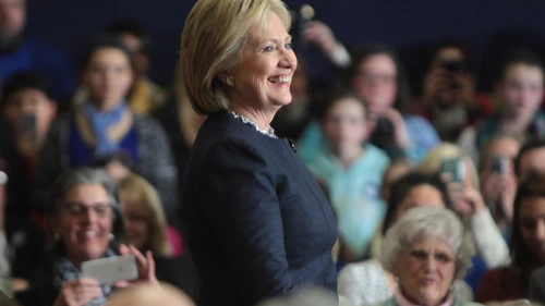 Click photo to download. Caption: Hillary Clinton in Manchester, N.H., on Jan. 22, 2016. Credit: Gage Skidmore via Wikimedia Commons.