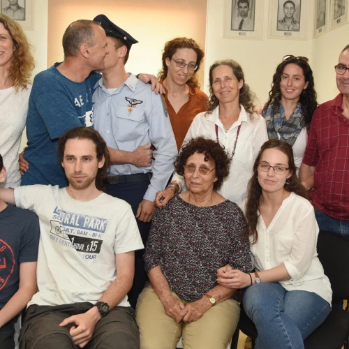 Lt.-Col. Ohad Shadmi's family. Credit: Courtesy.