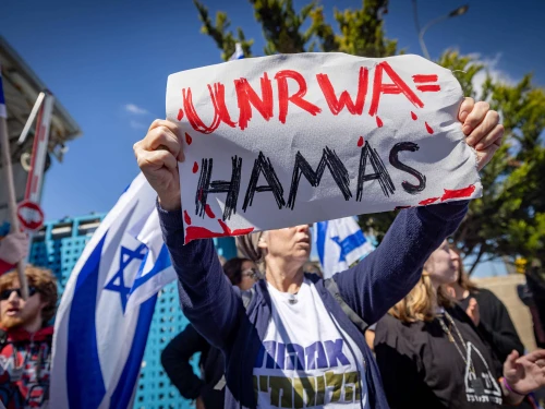 Protest Against UNRWA
