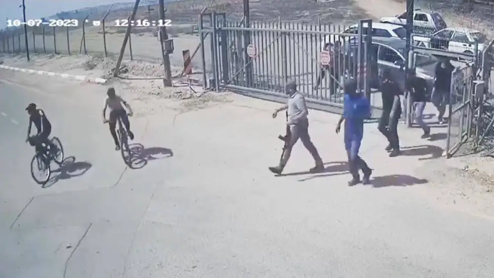 Hamas Terrorists in Kibbutz Be'eri