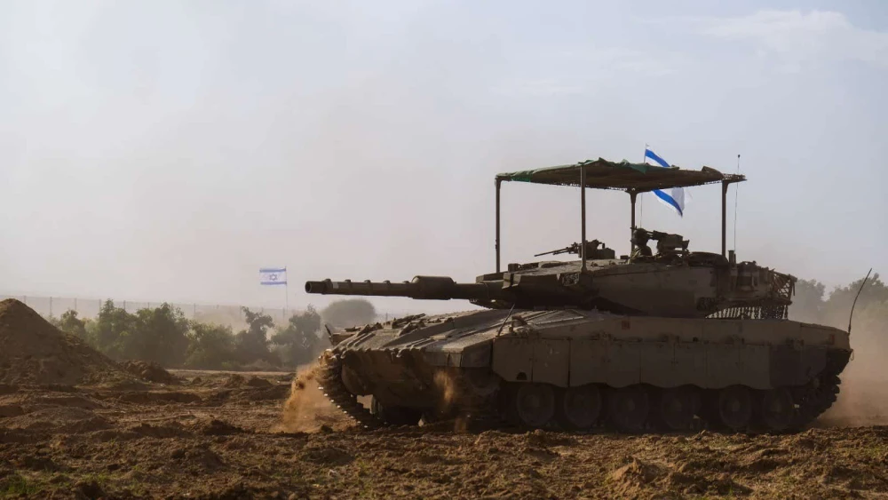Israeli troops operating in the Hamas-ruled Gaza Strip, Dec. 31, 2023. Credit: IDF.