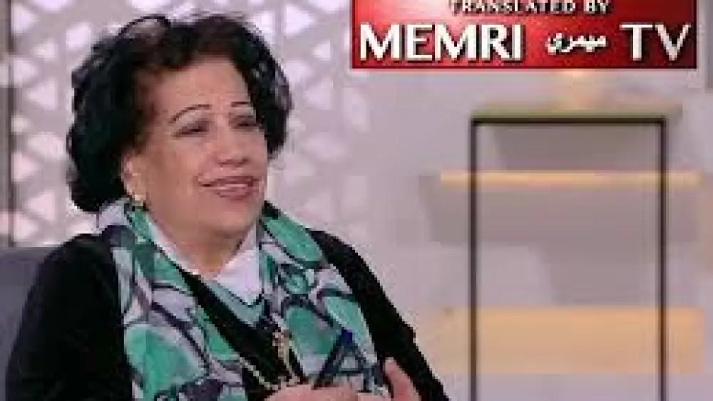 Egyptian journalist Dr. Hoda Zakariya. (Source: Egyptian DMC TV channel on Feb. 7: MEMRI)