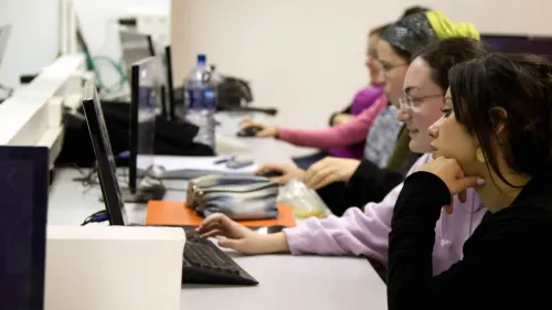 A new computer-science program in English is affiliated with the Jerusalem College of Technology’s Machon Tal School, where more than 2,500 women study in undergraduate and graduate tracks. The program will start in the fall of 2019. Credit: The Jerusalem College of Technology.