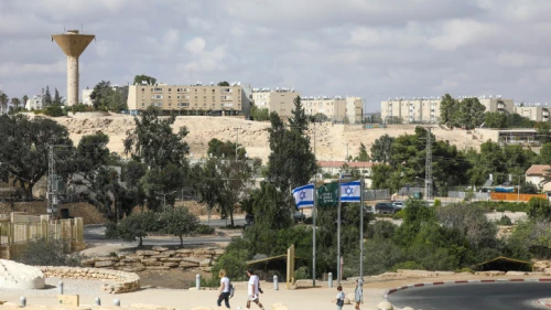 View of the city of Mitzpe Ramon in the Negev desert, Oct. 23, 2021. Photo by Yossi Aloni/Flash90.