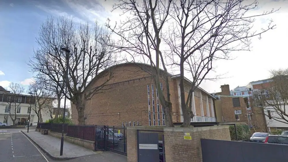 St John's Wood synagogue in London, the U.K. Credit: Google Maps.